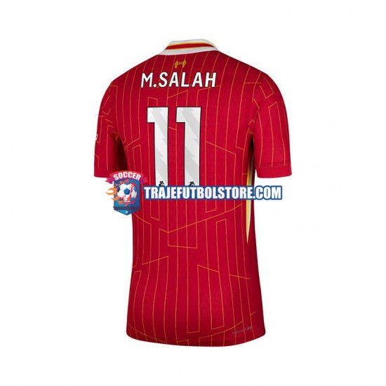 Camiseta 1ª Liverpool Mohamed Salah 11 Hombre 2024-2025 Manga Corta