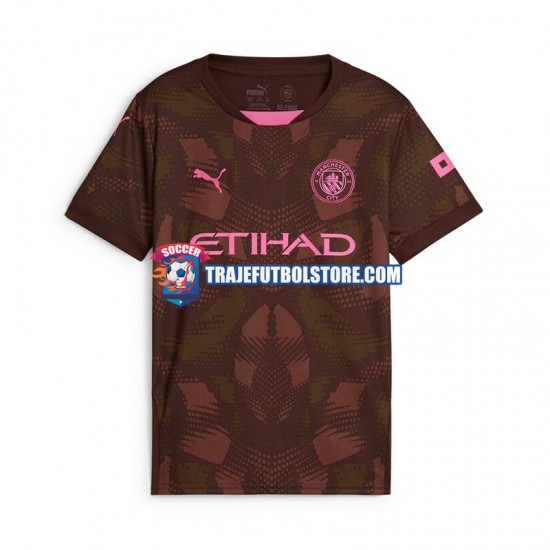 Camiseta 1ª Manchester City Portero Hombre 2024-2025 Manga Corta