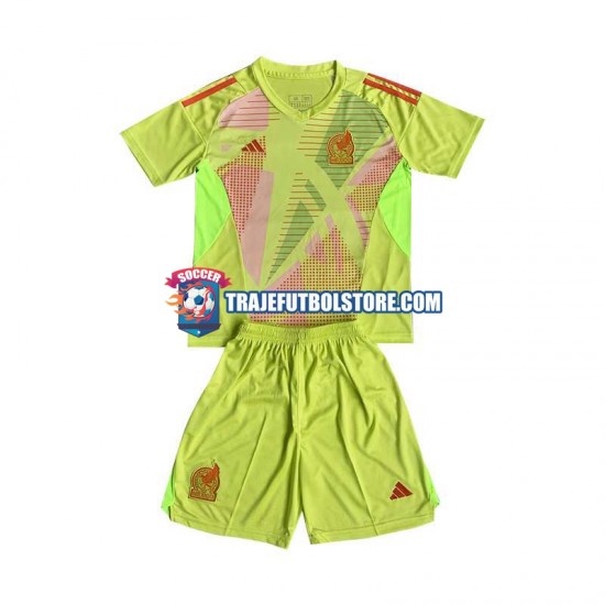 Camiseta 2ª México Portero Niño 2024 Manga Corta