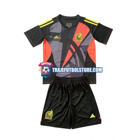 Camiseta 1ª México Portero Niño 2024 Manga Corta
