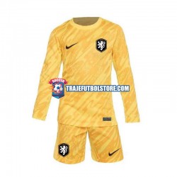 Camiseta 2ª Países Bajos Portero Niño Euro 2024 ML