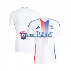 Camiseta 1ª Olympique de Lyon Hombre 2024-2025 Manga Corta