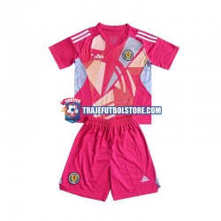 Camiseta 3ª Escocia Portero Niño Euro 2024 Manga Corta