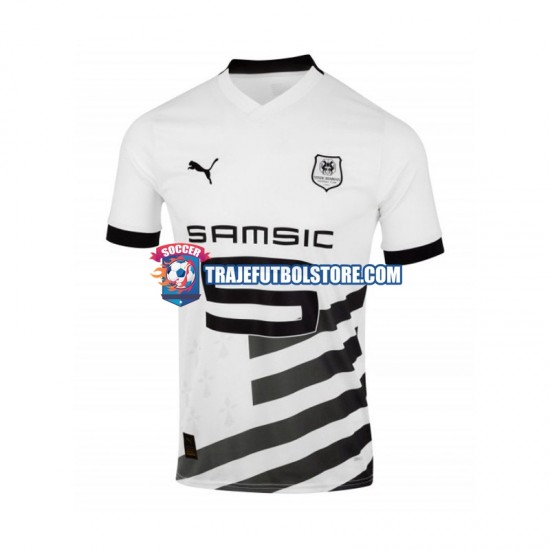 Camiseta 2ª Stade Rennais Hombre 2023-2024 Manga Corta